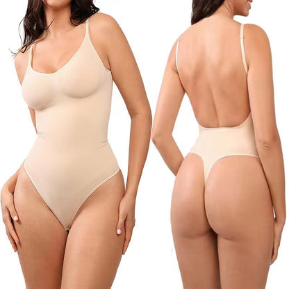 PHANCCY Seamless Butt-Lifting Backless Bodysuit